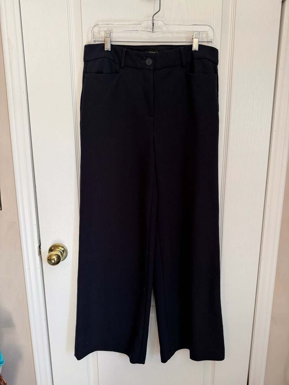 LOFT High Waist Trouser Size 10 Wide Leg Pants
